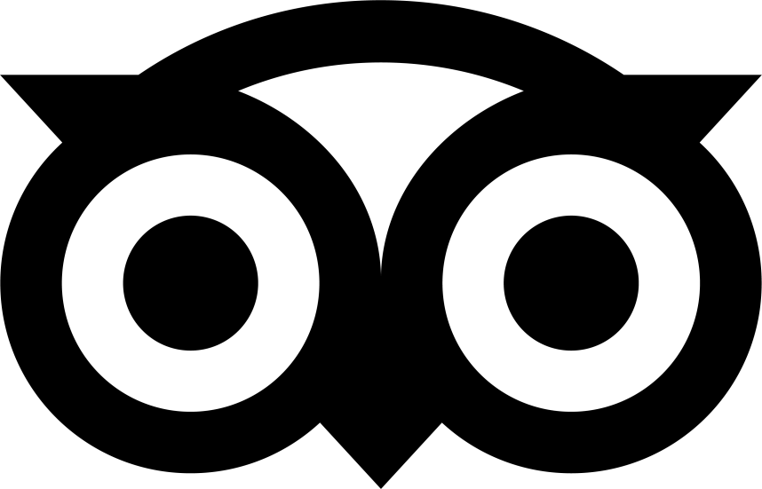 tripadvisor logo png icon owl black png transparent 858x551 1